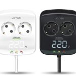 محافظ برق دیجیتال 2 خانه ارت دار یخچال و فریزر